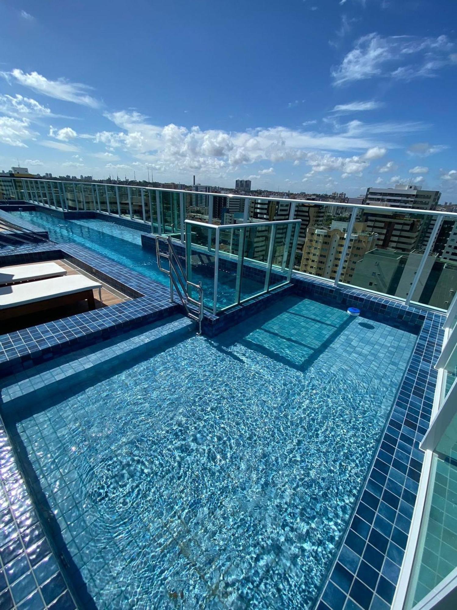 شقة Edificio Promenade II Apt 1101-Mandi Hospitalidade Maceió المظهر الخارجي الصورة